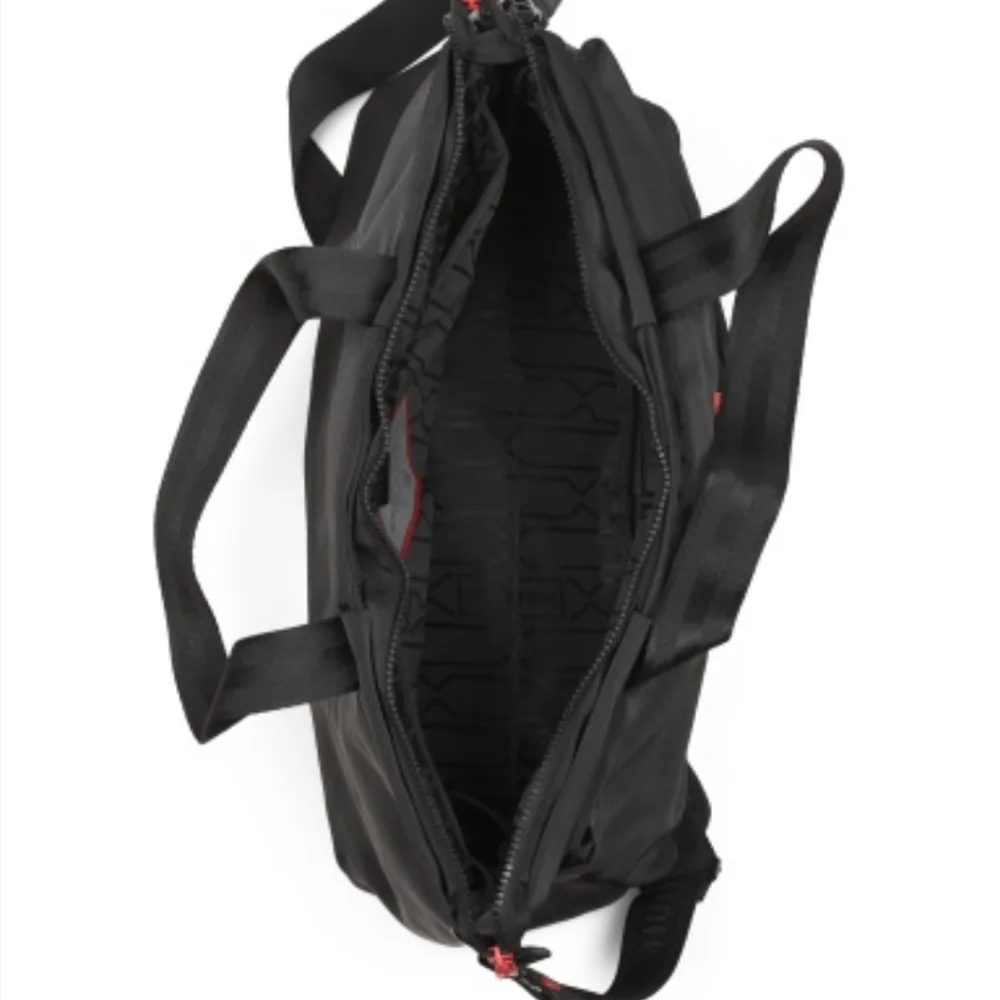 🖤🔹️Hunter🔹️ Black 12in Transport   Textile Duffle Bag In Black Weekender - Picture 5 of 9